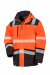 Result Safe-Guard Veste de sécurité softshell imperméable imprimable, Fluorescent Yellow/Black 4XL, RT475 – image 3