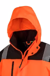 Result Safe-Guard Veste de sécurité softshell imperméable imprimable, Fluorescent Yellow/Black 4XL, RT475 – image 5