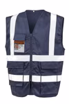 Result Safe-Guard Gilet de sécurité avec bandes réfléchissantes, Black S, RT477 – image 3