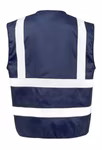 Result Safe-Guard Gilet de sécurité avec bandes réfléchissantes, Black S, RT477 – image 4