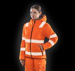 Result Genuine Recycled Recycelte Wattierte Sicherheitsjacke Orange, Fluorescent Yellow 3XL, RT500 – Bild 1