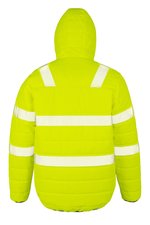 Result Genuine Recycled Recycelte Wattierte Sicherheitsjacke Orange, Fluorescent Yellow 3XL, RT500 – Bild 4