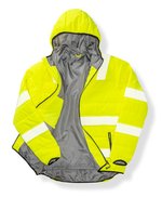 Result Genuine Recycled Recycelte Wattierte Sicherheitsjacke Orange, Fluorescent Yellow 3XL, RT500 – Bild 7