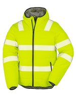 Result Genuine Recycled Recycelte Wattierte Sicherheitsjacke Orange – Fluorescent Yellow