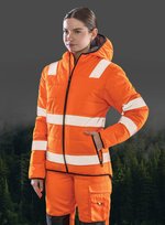 Result Genuine Recycled Recycelte Wattierte Sicherheitsjacke Orange, Fluorescent Yellow 3XL, RT500 – Bild 8