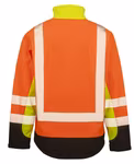 Recycled 3-Layer Printable 3-Tone Safety Softshell Jacket – Bild 3