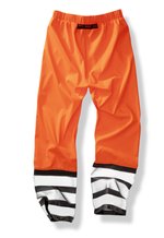 Heavy Duty Prism PU Safe & Dry Trouser with Recycled Backing – Fluorescent Orange/Black