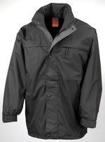 Result Multi-Funktionsjacke mit Kapuze und Taschen, Black/Grey XS, RT67 – Bild 3
