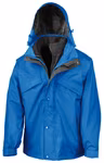 Result 3-in-1 Zip & Clip Jacket Fleece, Black XXL, RT68 – image 3