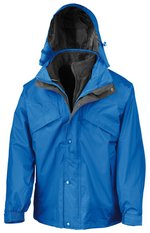 Result 3-in-1 Zip & Clip Jacke Fleece, Black S, RT68 – Bild 3