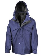 Result 3-in-1 Zip & Clip Jacke Fleece, Black S, RT68 – Reale