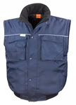Result Work-Guard Zip Sleeve Jacket with Detachable Sleeves, Royal/Navy XL, RT71 – image 5