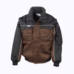 Result Work-Guard Zip Sleeve Jacket with Detachable Sleeves, Royal/Navy XL, RT71 – Tan/Black