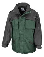 Result Work-Guard Heavy Duty Combo Coat mit Isolierung – Bottle Green/Black