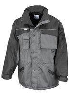 Result Work-Guard Heavy Duty Combo Coat mit Isolierung – Grey/Black