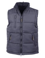 Result Wasserdichte Steppweste mit Kapuze, Black L, RT88A – Blu navy