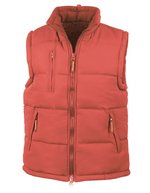 Result Wasserdichte Steppweste mit Kapuze, Black L, RT88A – Rosso