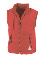 Result Junior Ultra Padded Bodywarmer mit Kapuze – Red