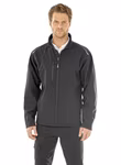 Result Genuine Recycled Recycelte 3-Layer Softshelljacke Herren, Navy L, RT900 – Bild 2