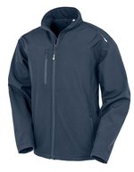 Result Genuine Recycled Recycelte 3-Layer Softshelljacke Herren, Black XS, RT900 – Blu navy