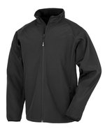 Result Genuine Recycled Recycelte Softshell-Jacke mit Brandingoption, Black L, RT901 – Bild 3