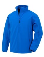Recycelte Softshell-Jacke mit Brandingoption – Royal