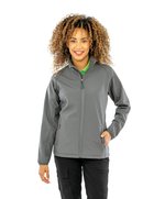 Result Genuine Recycled Recycelte 2-Lagen Softshell-Jacke Damen, Black S, RT901F – Bild 5