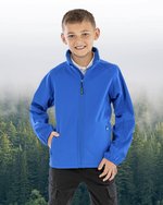 Result Genuine Recycled Recycled 2-Layer Printable Youth Softshell Jacket Black XL (11-12) (RT901Y), RT901Y – Bild 1