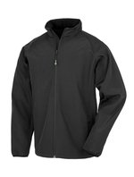 Result Genuine Recycled Recycled 2-Layer Printable Youth Softshell Jacket Black XL (11-12) (RT901Y), RT901Y – Bild 3