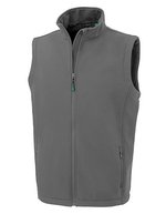 Result Genuine Recycled Recycelte Softshell-Weste mit Stehkragen, Royal M, RT902 – Workguard Grey