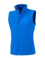 Result Genuine Recycled Recycled 2-Layer Softshell Weste für Damen, Black XS, RT902F – Royal