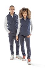 Result Genuine Recycled Recycelte Fleece Weste mit Taschen, Black XS, RT904 – Bild 1