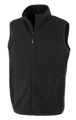 Result Genuine Recycled Recycelte Fleece Weste mit Taschen, Black XS, RT904 – Bild 3