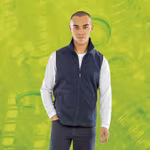 Result Genuine Recycled Recycelte Fleece Weste mit Taschen, Black XS, RT904 – Bild 5