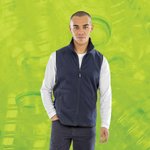 Result Genuine Recycled Recycelte Fleece Weste mit Taschen, Black XS, RT904 – Bild 5