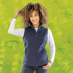 Result Genuine Recycled Recycelte Fleece Weste mit Taschen, Black XS, RT904 – Bild 6