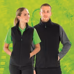 Result Genuine Recycled Recycelte Fleece Weste mit Taschen, Black XS, RT904 – Bild 7