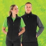 Result Genuine Recycled Recycelte Fleece Weste mit Taschen, Black XS, RT904 – Bild 7
