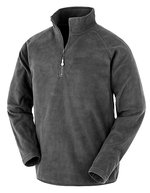 Result Genuine Recycled Recycled Microfleece Top mit Half-Zip – Grey