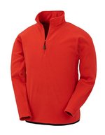 Result Genuine Recycled Recycled Microfleece Top mit Half-Zip – Red