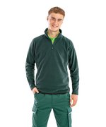 Result Genuine Recycled Recycled Microfleece Top mit Half-Zip, Black S, RT905 – Bild 6