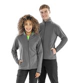 Result Genuine Recycled Recycelte Microfleece-Jacke mit Taschen, Black XS, RT907 – Bild 1