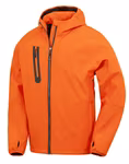 3-Layer Recycled Printable Hooded Casual Softshell Jacket – Bild 3