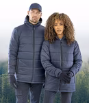 Result Genuine Recycled Recycled Quilted Parka with Hood, Black XXL, RT910 – image 2