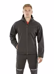 Men´s Recycled 3-Layer Printable Hooded Softshell Jacket – image 2
