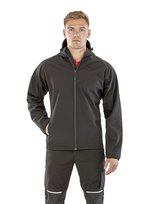 Result Genuine Recycled Recycelte Herren 3-Lagen Softshelljacke, Black S, RT911 – Bild 1