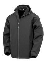Result Genuine Recycled Recycelte Herren 3-Lagen Softshelljacke, Black S, RT911 – Bild 3