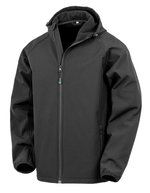 Result Genuine Recycled Recycelte Herren 3-Lagen Softshelljacke, Black S, RT911 – Bild 2