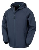 Result Genuine Recycled Recycelte Herren 3-Lagen Softshelljacke, Black S, RT911 – Blu navy