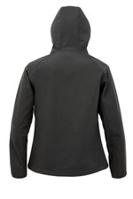 Result Genuine Recycled Softshell-Jacke aus Recyclingmaterial für Damen, Black XS, RT911F – Bild 4